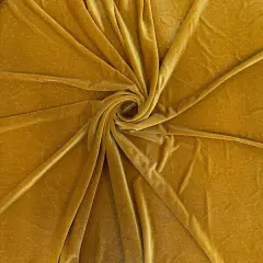 1 Yard Misty Glitter Velvet Fabric for Costumes Apparel Cosplay Dresses Crafts 60 Inches Width Gold