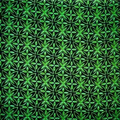 1 Yard Alluring Watercolor Blossoms Rayon Poplin Fabric 100% Polyester, 45" Wide Green