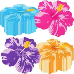 Tropical Napkins,Hawaiian Tropical Decoration 40pcs Luau Napkins Paper Floral Hibiscus Hawaiian Napkins For Summer Luau Party Supplies