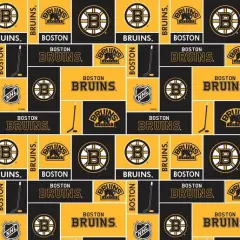NHL Licensed Boston Bruins 840-BRU Cotton Fabric by the Yard