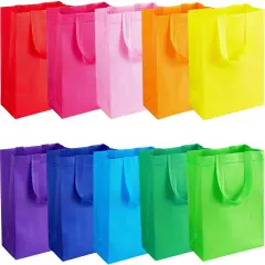 20pc Gift Bags, Medium Size, Reusable Goodie Bags with Handles for Party Favors