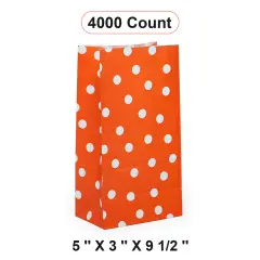 Dot Patterned Sos Food Bags 5'' x 3'' x 9 1/2'' Wrap
