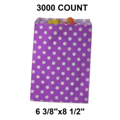 Small Dots Gift Bags Compact and Spacious 6 3/8" x 8 1/2"