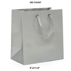 Chic and Spacious Matte Euro Tote 8" x 4" x 10"