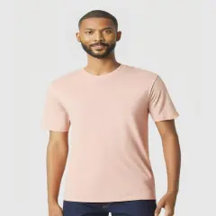 Gildan&reg; Softstyle Crewneck Short Sleeve CVC T-Shirt Dusty Rose