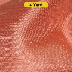 Shantung Satin Fabric 60" Reversible Satin Dupioni Silk Dark Coral