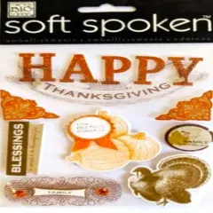 Me & My Big Ideas Happy Thanksgiving Dimensional Stickers