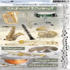Paper House School Band Cardstock Stickers