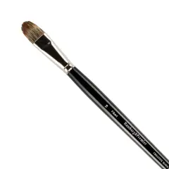 Creative Mark Hamburg Premiere Professional Oil Painting Brushes - Filbert #18 Oil Paint Brush - Handmade in Germany, Natural & Synthetic Hair Blend, Long Triple-Lacquered Birch Handle