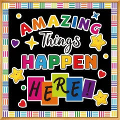 Classroom Bulletin Board Decor Colorful