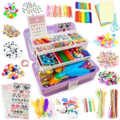 1000+ PCS Toddler DIY Craft Art Supply Set