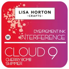 Lisa Horton Crafts Interference Ink Pad -Cherry Bomb Shimmer