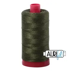 Medium Green (5023) | 12wt Large Spool (325M / 356Y) | Aurifil Thread