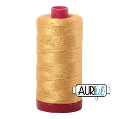 Spun Gold (2134) | 12wt Large Spool (325M / 356Y) | Aurifil Thread