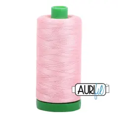 Light Peony (2437) | 40wt Large Spool (1000M / 1094Y) | Aurifil Thread