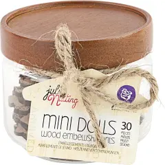 MINI WOODEN DOLLS SET OF 30 655350911041