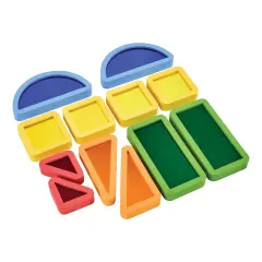 Kaplan Early Learning Company Mirror Foam Blocks - 12 Pieces