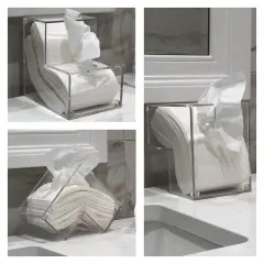 The Lucite Angled Tissue Box