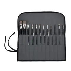 Creative Mark Hamburg Premiere Professional Oil Painting Brushes - AssortedSet of 21 Oil Paint Brush - Handmade in Germany, Natural & Synthetic Hair Blend, Long Triple-Lacquered Birch Handle