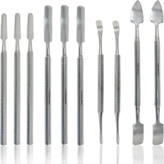 10 Pc Stainless Steel Spatula Wax & Clay Sculpting Tool Set