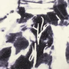 Purple-White-Multi Tie Dye Printed Stretch Rayon Brushed Jersey Knit Fabric By the Yard