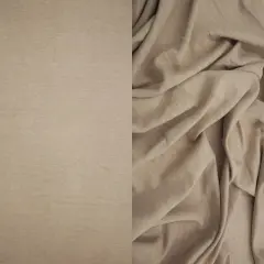 Vortex Washed Jersey Solid Fabric 1 Yard Soft Stretch Smooth Drape 58/60" Wide Mushroom