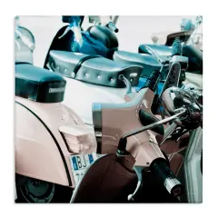 Stupell Industries Retro Italian Scooter Canvas Wall Art Design by Deborah Revell