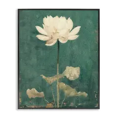 Stupell Industries Vintage Floral Bud Framed Giclee Wall Art Design by RileyB