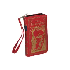 Little Red Riding Hood Book Wallet ID Holder Snap Close Novelty Fashion Wristlet