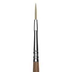 Escoda Futura Synthetic Bristle Brush - Series 5418, Long Filbert, Size 0, Long Handle