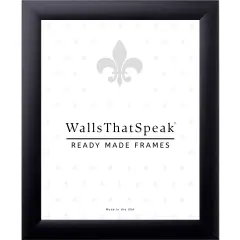 13x18 Picture Frame, Contemporary 1 Inch MDF Moulding, Wall Display Frame for Art, Posters, or Photos by wallsthatspeak