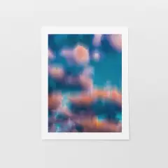 Orange Cloud Art Print