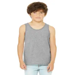 Bella + Canvas&reg; Youth Heather CVC Tank - 3480YCVC ATHLETIC HEATHER