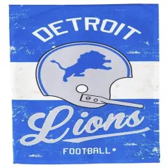 Detroit Lions Banner 2 Sided Vintage