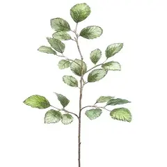 Allstate Glittered Beech Leaves Artificial Christmas Spray - 29" - Green