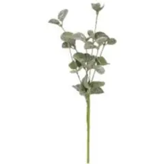 15&rdquo; High Sparkle Silver Dollar Pick with Flexible Green Wrapped Base