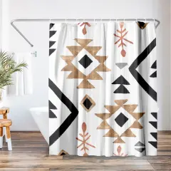 Rhythemics I by PI Creative Art Shower Curtain 71" x 74"
