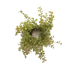 Baby's Grass Candle Ring 9" Light Green