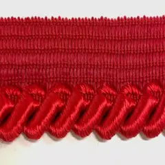 Large Twist Cord with Lip Piping Trimming - 6 Yards - Many Colors Available! Red