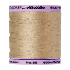 Straw (9104-0538) | Silk-Finish Cotton 50wt (500M / 547Y) | Mettler Thread
