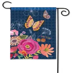 Paper Garden Decorative Garden Flag Breathe