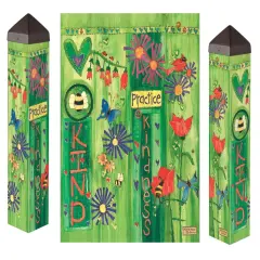 Bee Kind Art Pole 20 Inches Tall