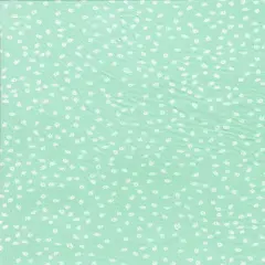 Tropical Leaf Geo Brushed DTY Knit Fabric Soft Stretch 58/59" Wide MINT