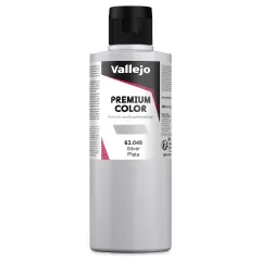 Vallejo Premium Airbrush Colors - 200 ml, Silver