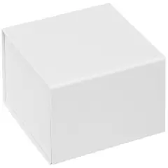 Pack/3: White Magnetic Closure Gift Box - 5-5/8 x 5-5/8 x 2-1/2"