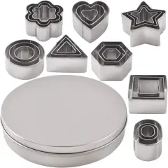 Stainless Steel Mini Cookie Cutter Set 24 Pieces