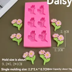Daisy Flower Silicone Mold