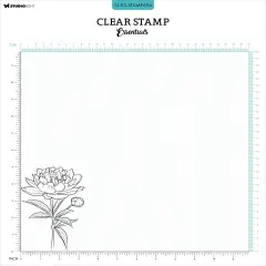 Studio Light Essentials Clear Stamp-Nr. 694, Open Peony
