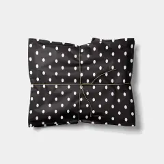Classic Black & White Polka Dots Gift Wrap