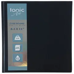 Tonic-Art Hardcover Sketchbook 8.5"X11"-65lb, 110 Sheets
